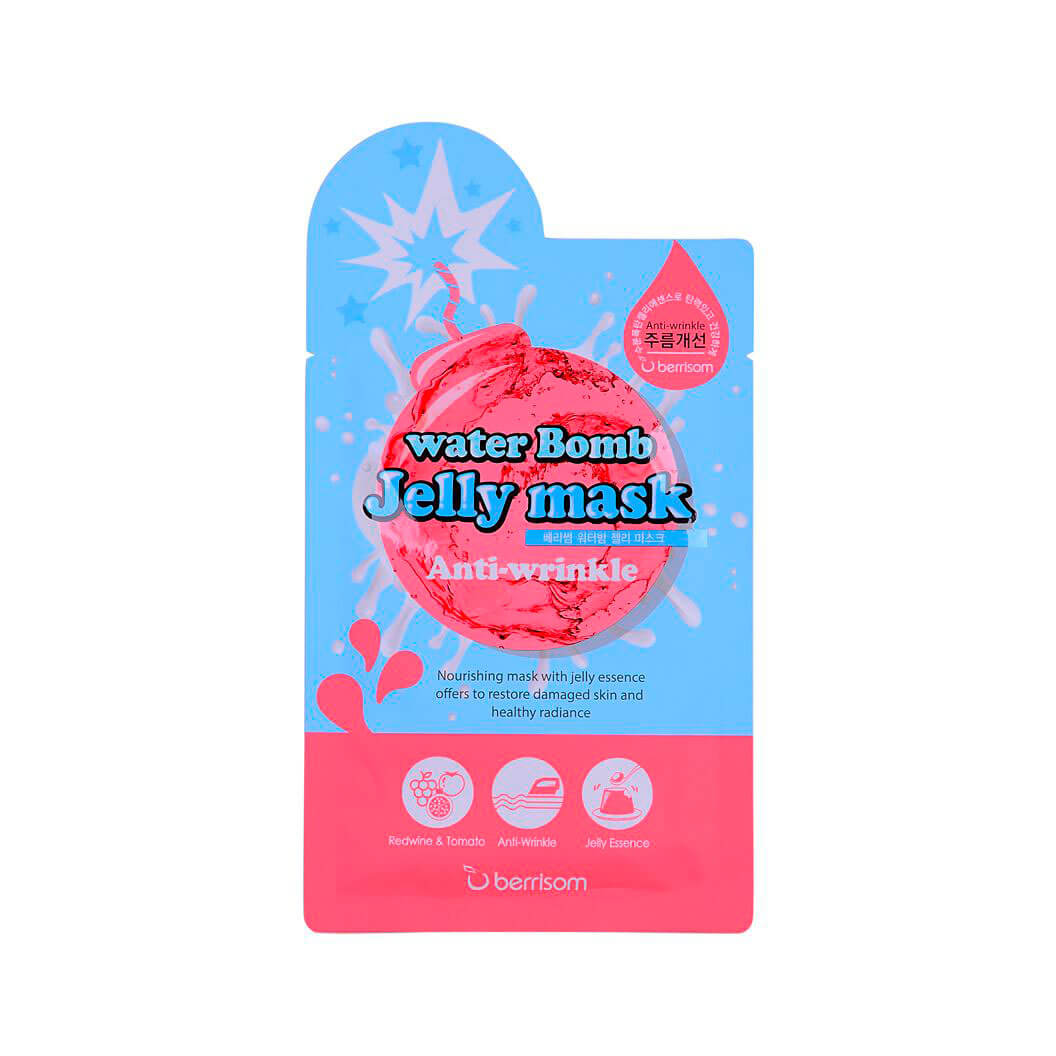 Тканевые маски-желе для лица Berrisom water Bomb Jelly mask - Anti-wrinkle