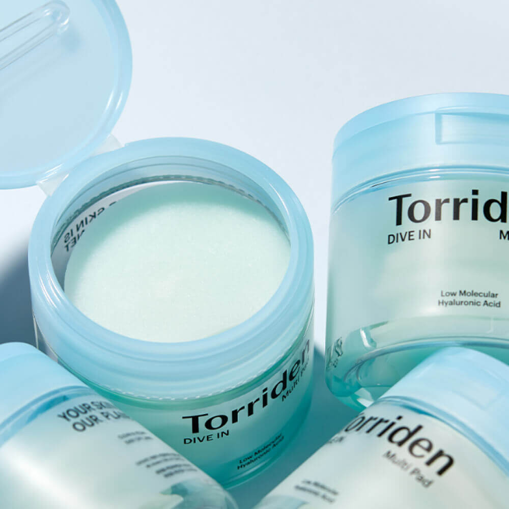 Увлажняющие многофункциональные пэды Torriden DIVE IN Low Molecular Hyaluronic Acid Multi Pad