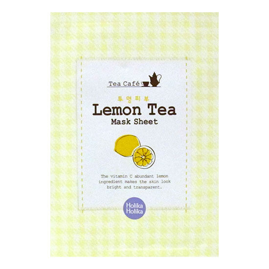 Листовая маска Holika Holika Tea Cafe Mask Sheet Лимонный чай