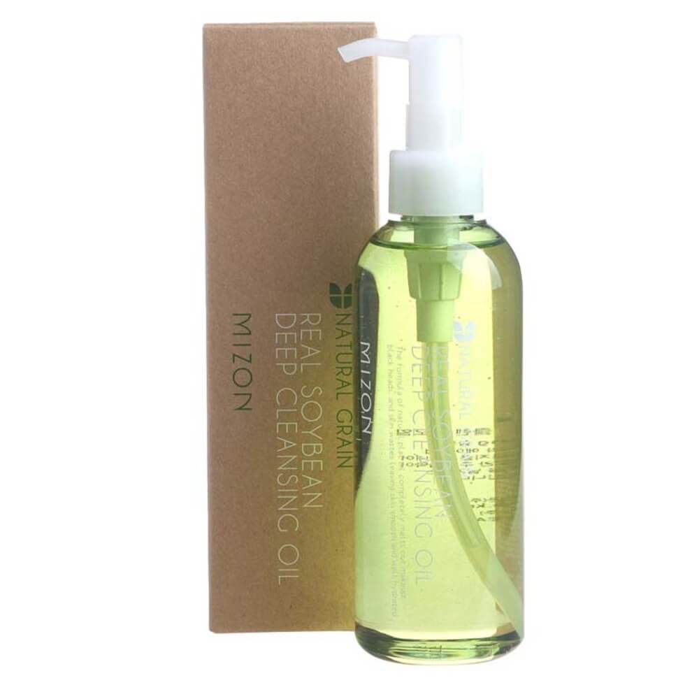 Гидрофильное масло Mizon Real Soybean Deep Cleansing Oil