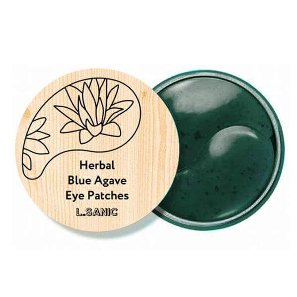 Гидрогелевые патчи с экстрактом голубой агавы L'SANIC Herbal Blue Agave Hydrogel Eye Patches