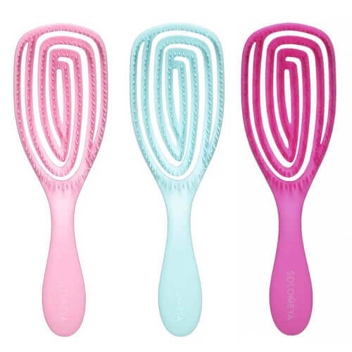 Массажная арома-расчёска Solomeya Wet Detangler Brush Oval