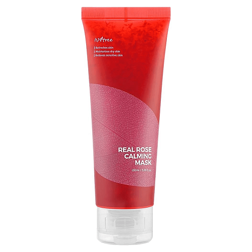 Успокаивающая маска с лепестками роз IsNtree Real Rose Calming Mask
