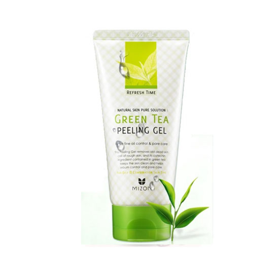 Пилинг-скатка Mizon Refresh Time Peeling Gel Зеленый чай