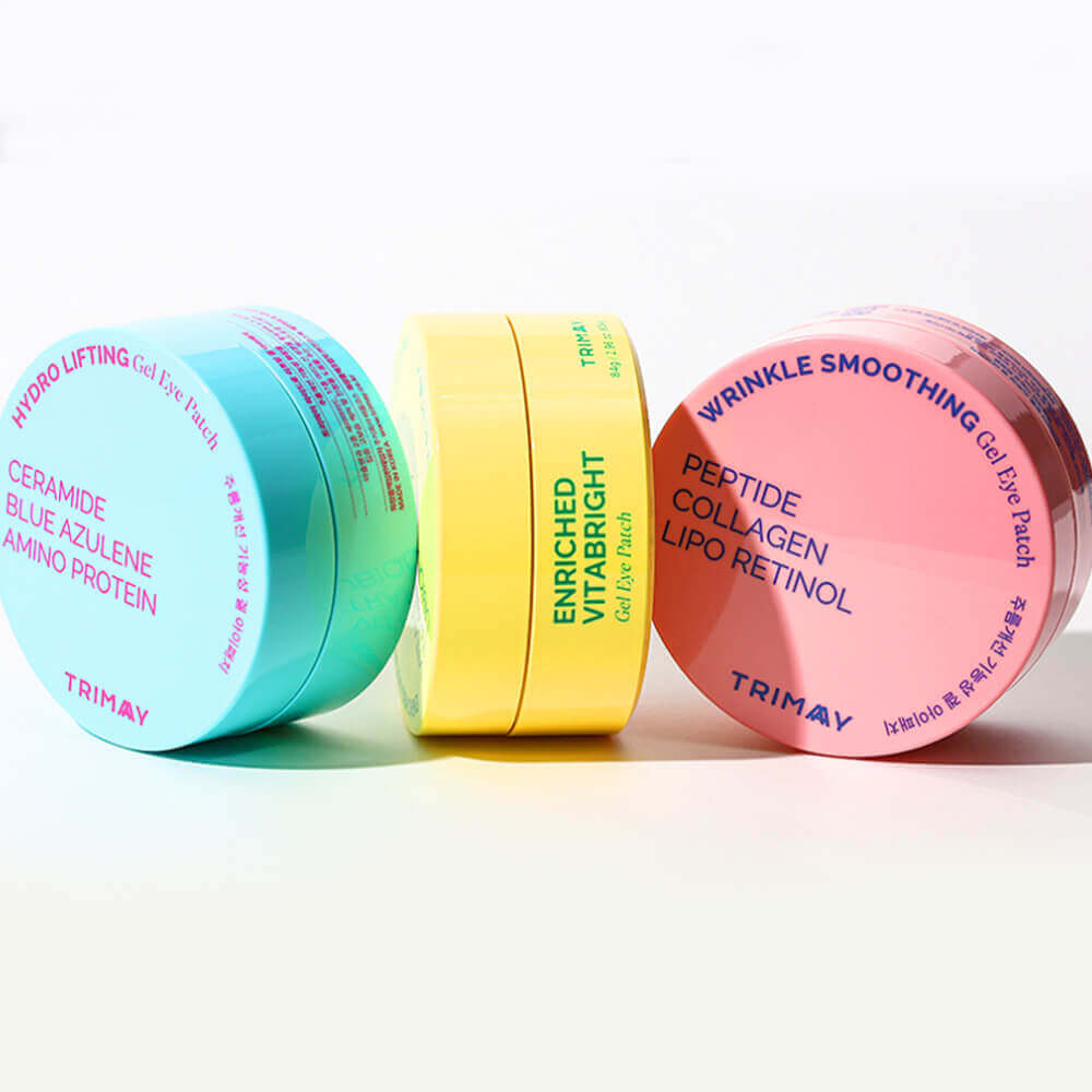 Успокаивающие патчи для век с азуленом и церамидами Trimay Hydro Lifting Gel Eye Patch