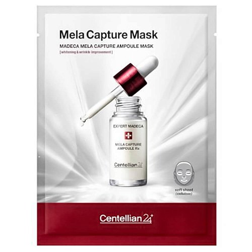 Тканевая маска для сияния кожи с центеллой Centellian24 Madeca Lab Mela Capture Ampoule Mask