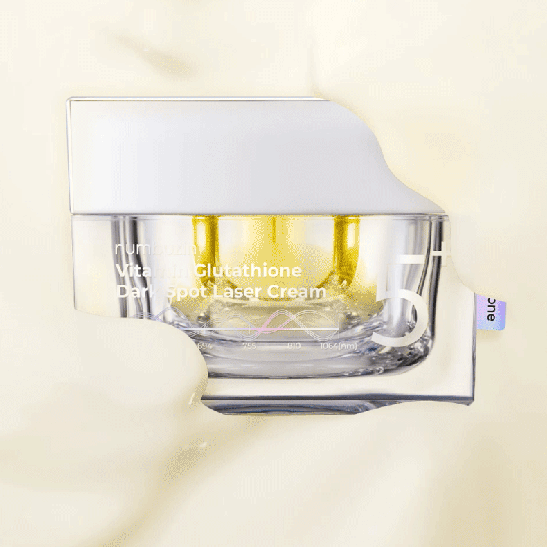 Осветляющий крем с глутатионом numbuzin No.5+ Vitamin Glutathione Dark Spot Laser Cream