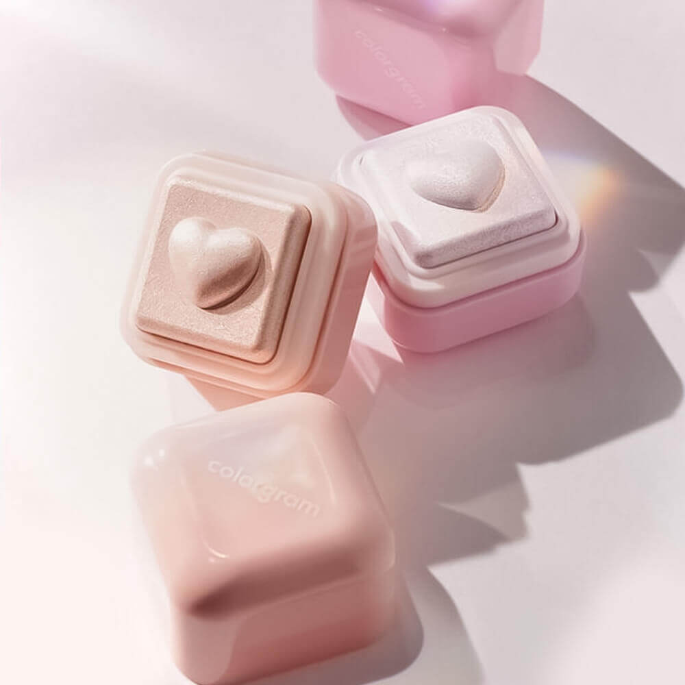 Компактный хайлайтер для лица colorgram Milk Bling Heartlighter