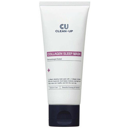 Ночная коллагеновая маска для упругости кожи CUSKIN Clean-Up Collagen Sleep Mask