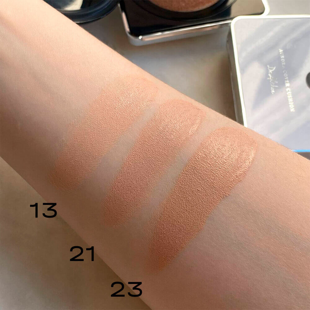 Тональный кушон со сменным блоком Dr. Althea Aurora Cover Cushion SPF50+ PA +++