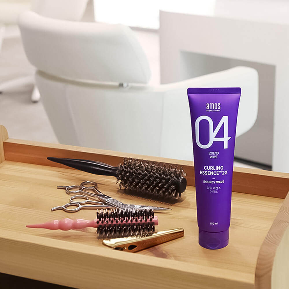Кремовая эссенция для укладки кудрявых волос Amos Professional Curling Essence 2X