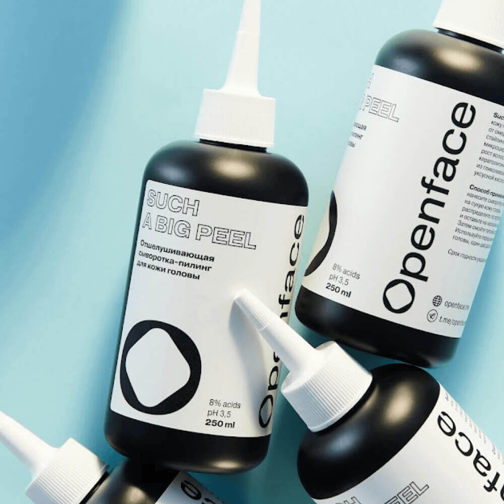 Отшелушивающая сыворотка-пилинг для кожи головы Openface Such A Big Peel