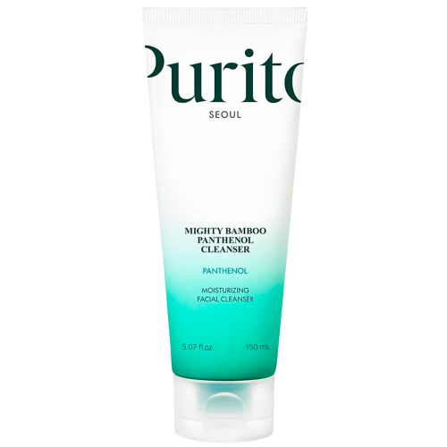 Слабокислотный гель для очищения кожи Purito Seoul Mighty Bamboo Panthenol Cleanser