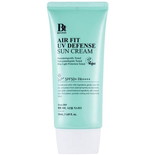 Охлаждающий солнцезащитный крем Benton Air Fit UV Defense Sun Cream SPF50+ PA++++ 