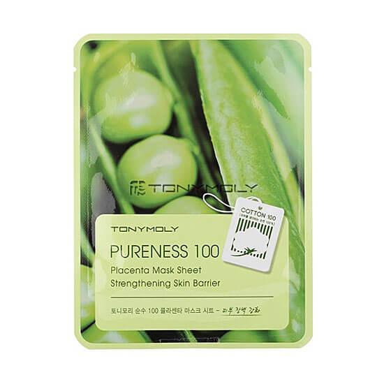 Тканевые маски Tony Moly Pureness 100 Mask Sheet Placenta - с плацентой