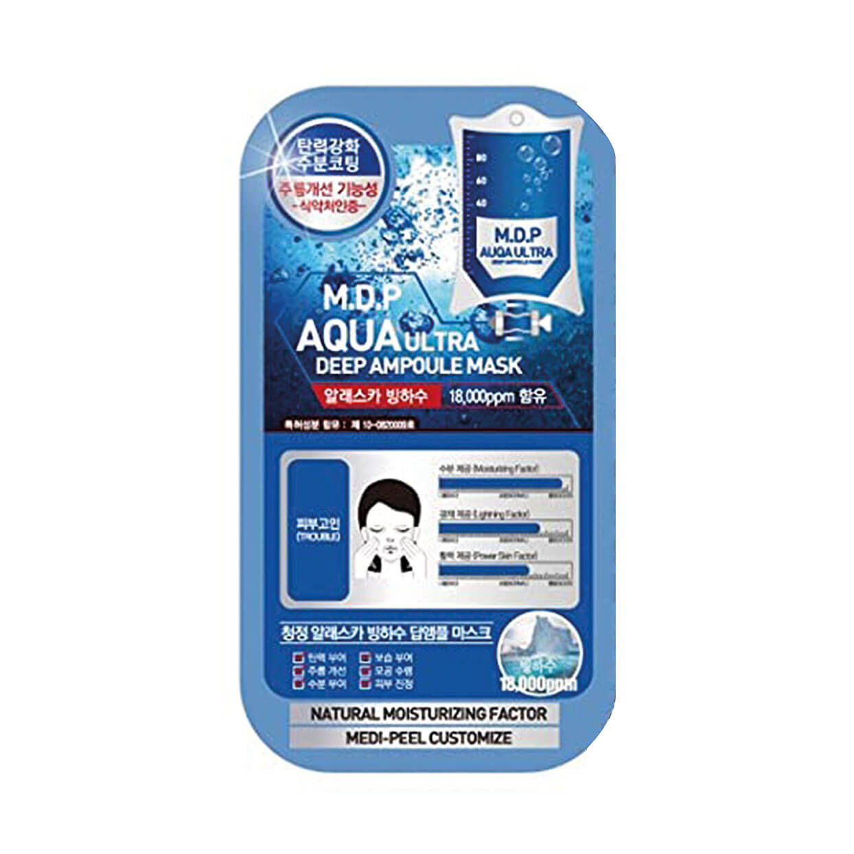 

Тканевая маска для упругости кожи с экстрактом черной икры Medi-Peel Aqua Ultra Deep Ampoule Mask