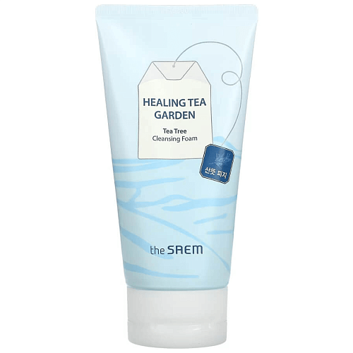 Успокаивающая пенка с чайным деревом The Saem Healing Tea Garden Tea Tree Cleansing Foam