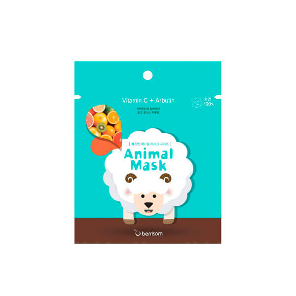 Тканевые маски Berrisom Animal Mask Sheep - Овечка