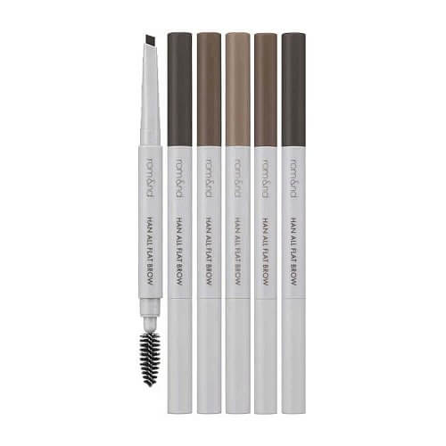 Стойкий карандаш для бровей rom&nd Han All Flat Brow