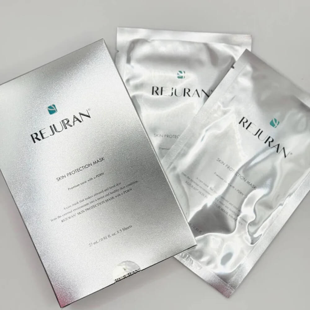 КОРОБКА Восстанавливающая тканевая маска с ПДРН REJURAN Skin Protection Mask