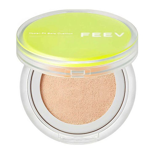 Стойкий кушон с сияющим финишем FEEV Hyper-Fit Bare Cushion SPF40 PA++