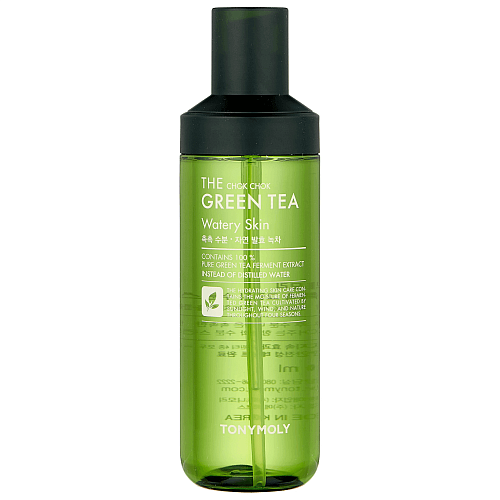 Тоник на основе ферментированного экстракта зелёного чая Tony Moly Chok Chok Green Tea Watery Skin