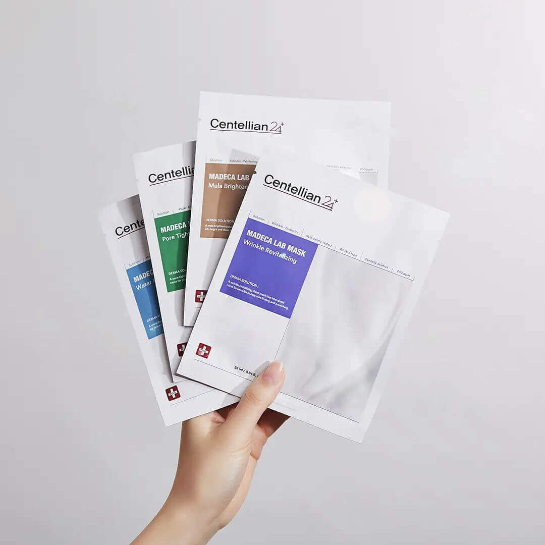 Тканевая маска для выравнивания тона Centellian24 Madeca Lab Mask Mela Brightening