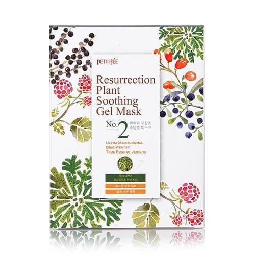 Успокаивающая тканевая маска с Иерихонской розой Petitfee Resurrection Plant Soothing Gel Mask