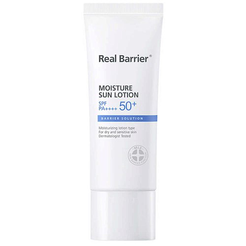 Ламеллярный солнцезащитный лосьон для лица Real Barrier Moisture Sun Lotion SPF50+ PA++++