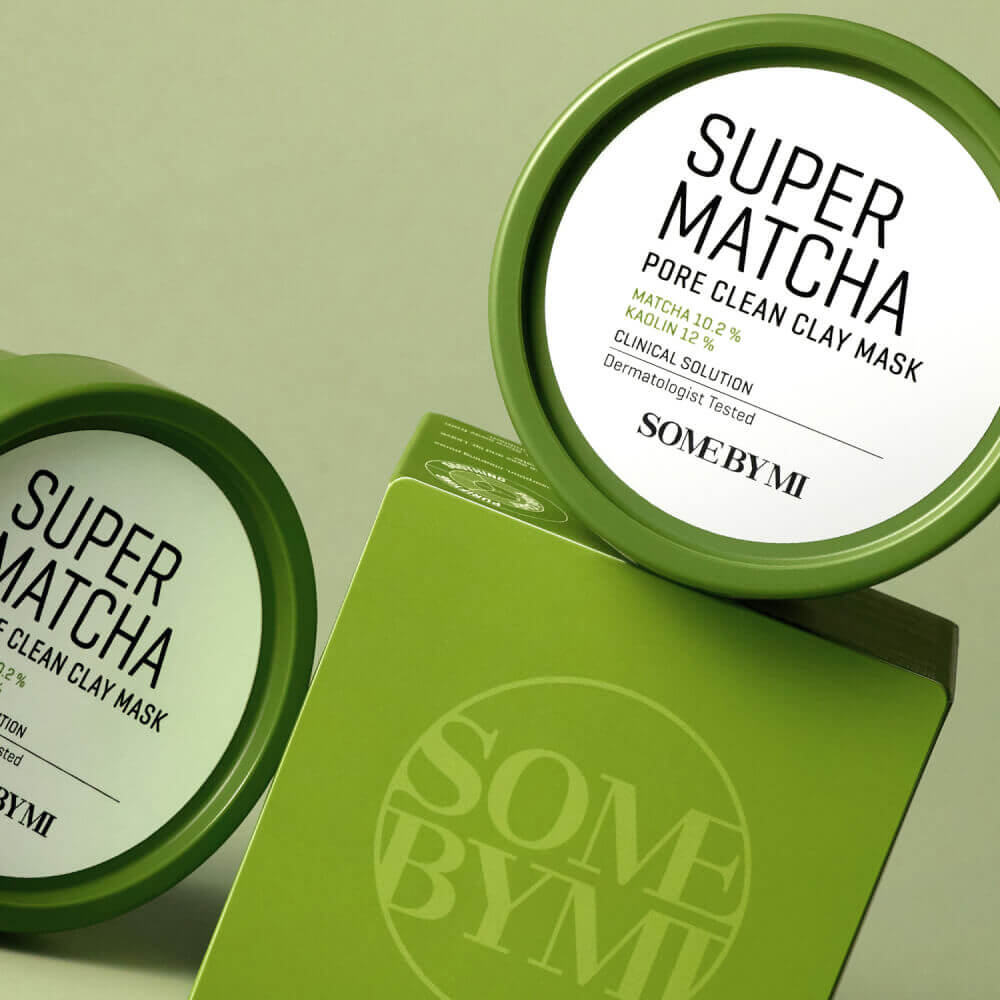 Очищающая глиняная маска с чаем матча Some By Mi Super Matcha Pore Clean Clay Mask