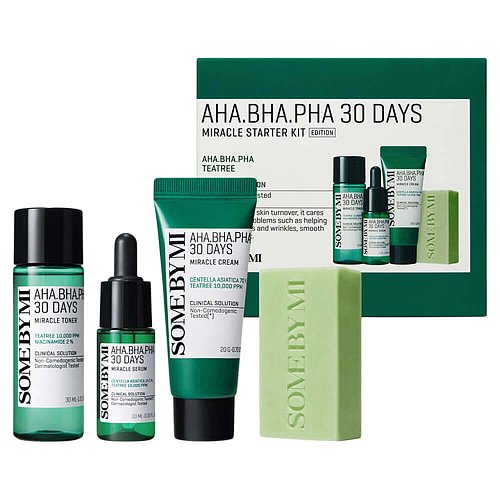 Набор с кислотами для проблемной кожи Some By Mi AHA-BHA-PHA 30 Days Miracle Starter Kit