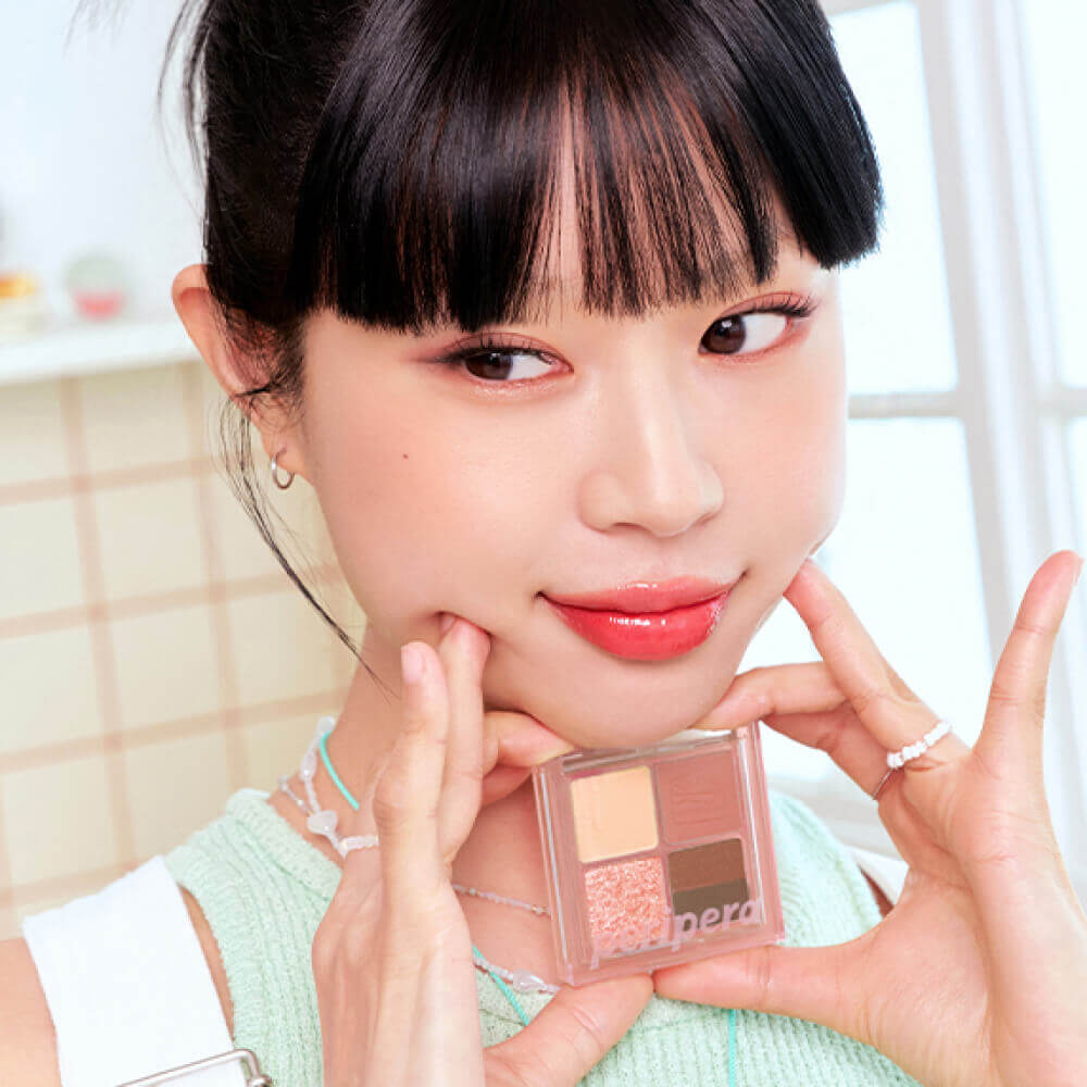 Компактная палетка для макияжа глаз Peripera Ink Pocket Shadow Palette