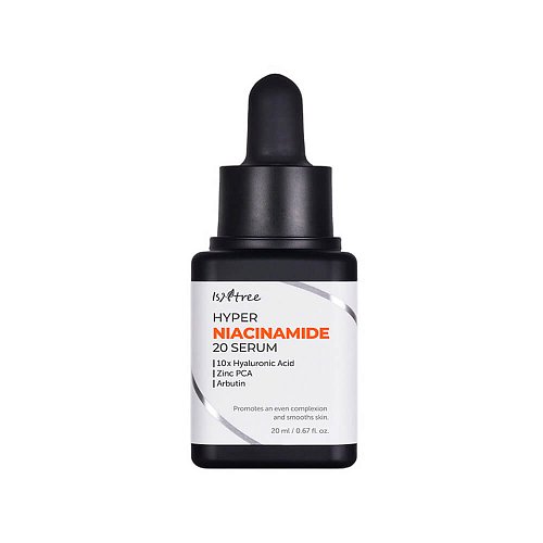 Выравнивающая мультисыворотка с ниацинамидом IsNtree Hyper Niacinamide 20 Serum