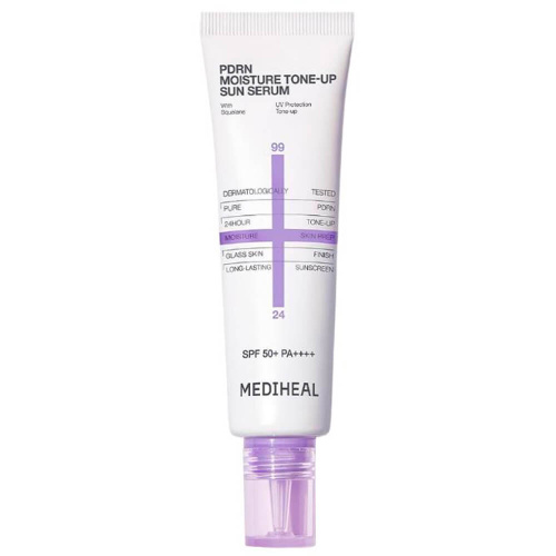 Тонирующая солнцезащитная сыворотка с ПДРН Mediheal PDRN Moisture Tone-up Sun Serum SPF50+ PA++++