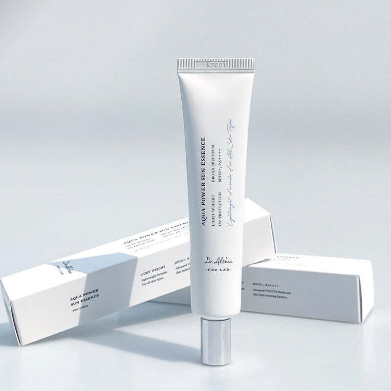 Солнцезащитная эссенция для сияния кожи Dr. Althea Pro Lab Aqua Power Sun Essence SPF 50+РА ++++