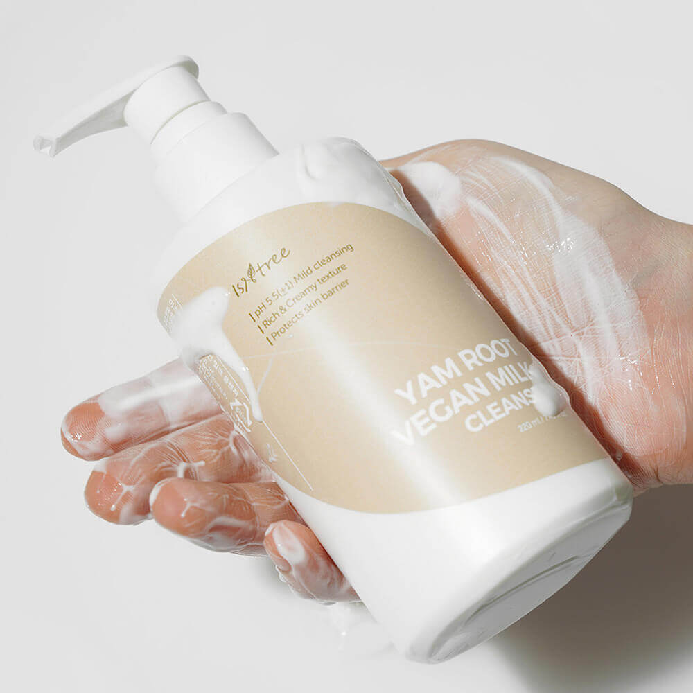 Очищающее молочко с корнем ямса IsNtree Yam Root Vegan Milk Cleanser