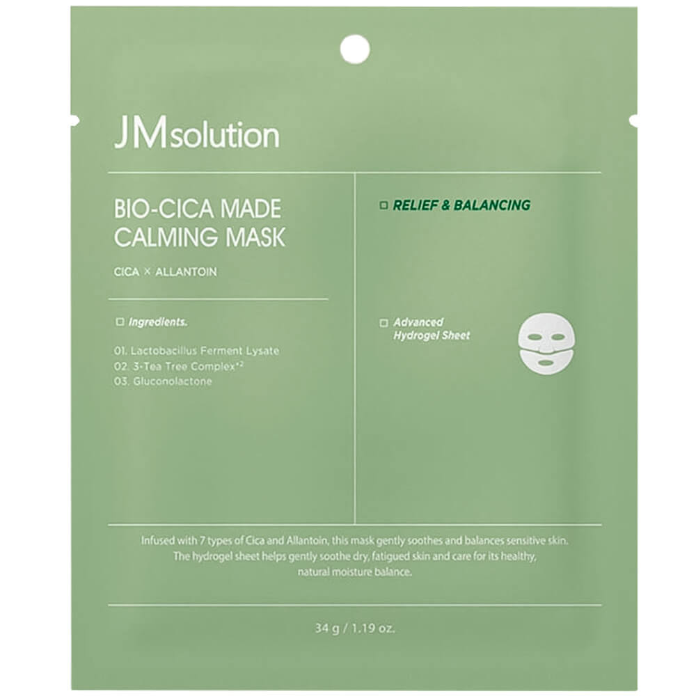 

Тающая гидрогелевая маска с центеллой JMsolution Bio-Cica Made Calming Mask
