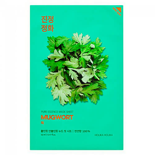Тканевые маски Holika Holika Pure Essence Mask Sheet - Mugwort - полынь