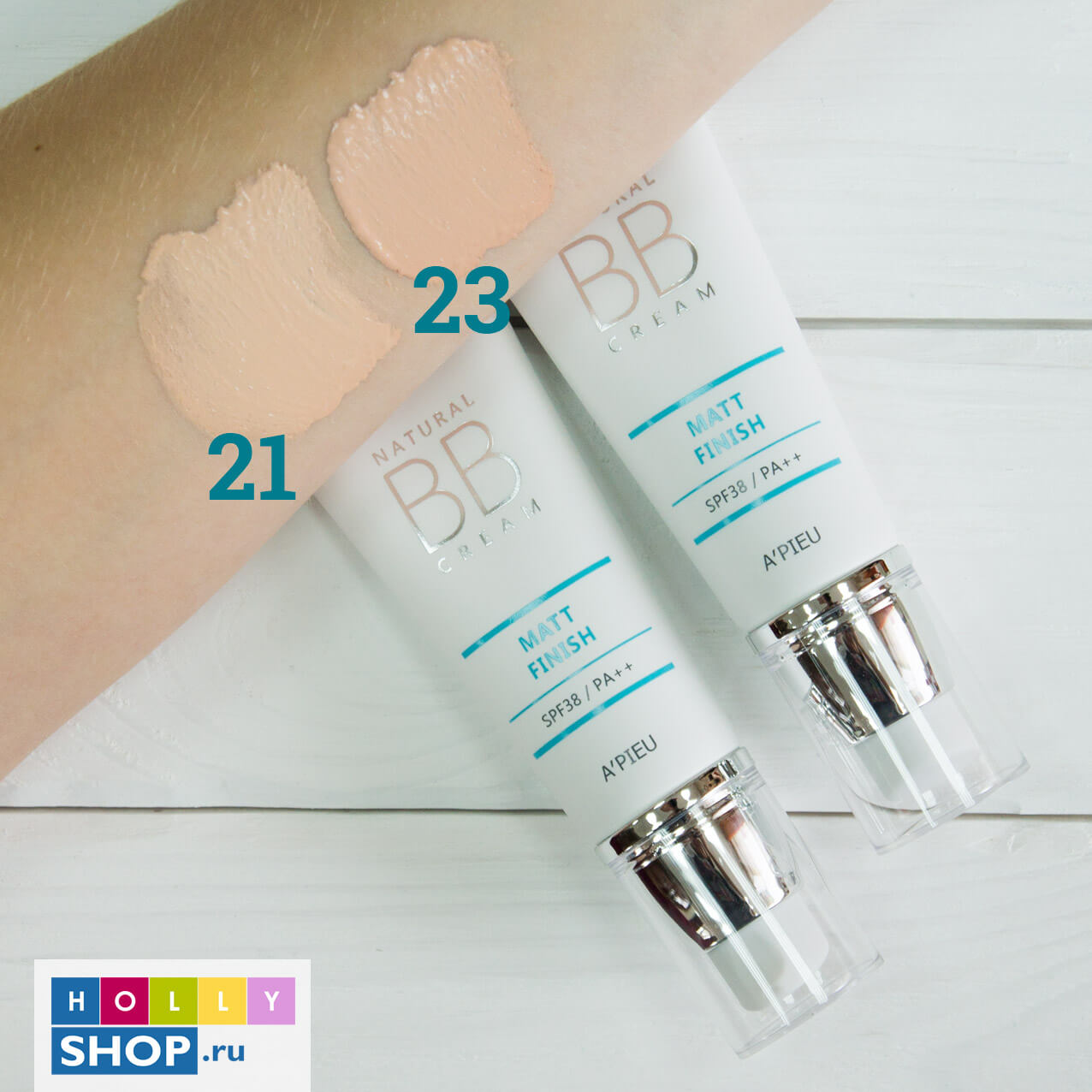 Матирующий ББ-крем для жирной кожи Apieu Natural Matt Finish BB Cream SPF38/PA+++