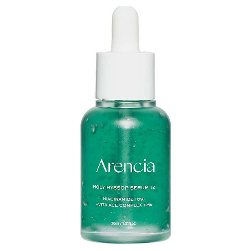Осветляющая сыворотка с экстрактом иссопа и 10% ниацинамида Arencia Holy Hyssop Serum 12
