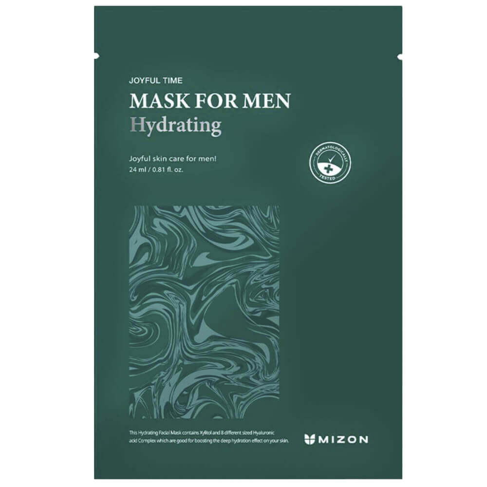 Мужская увлажняющая тканевая маска для лица Mizon Joyful Time Mask For Men Hydrating