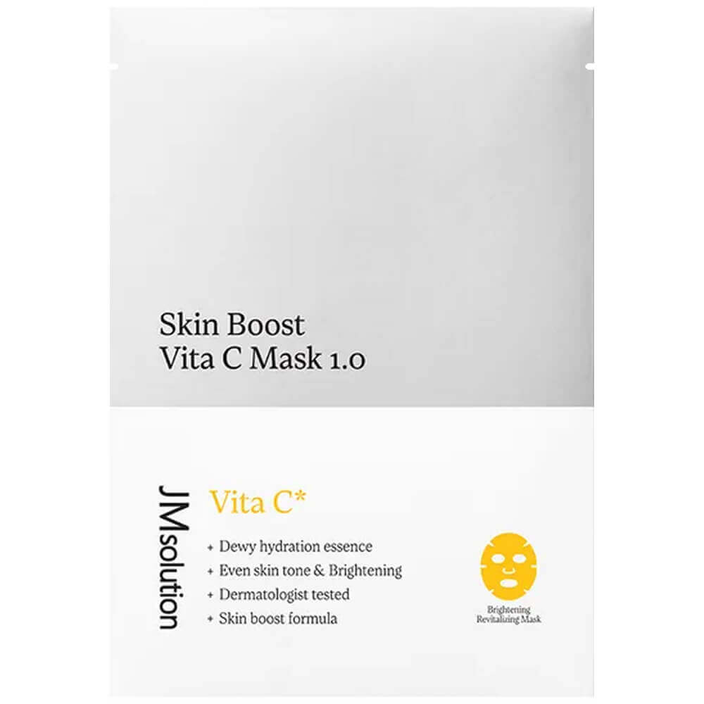 

Осветляющая тканевая маска с витамином С JMsolution Skin Boost Vita C Mask 1.0