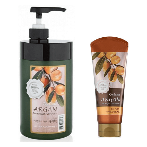 Маска для волос с маслом арганы Welcos Confume Argan Treatment 