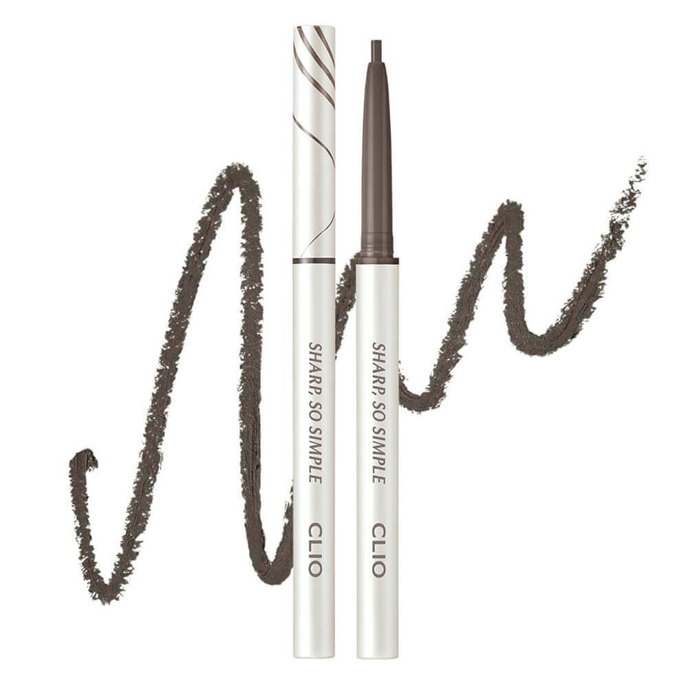 Водостойкая подводка-карандаш для глаз CLIO Sharp So Simple Pencil Liner 011 Mute Gray