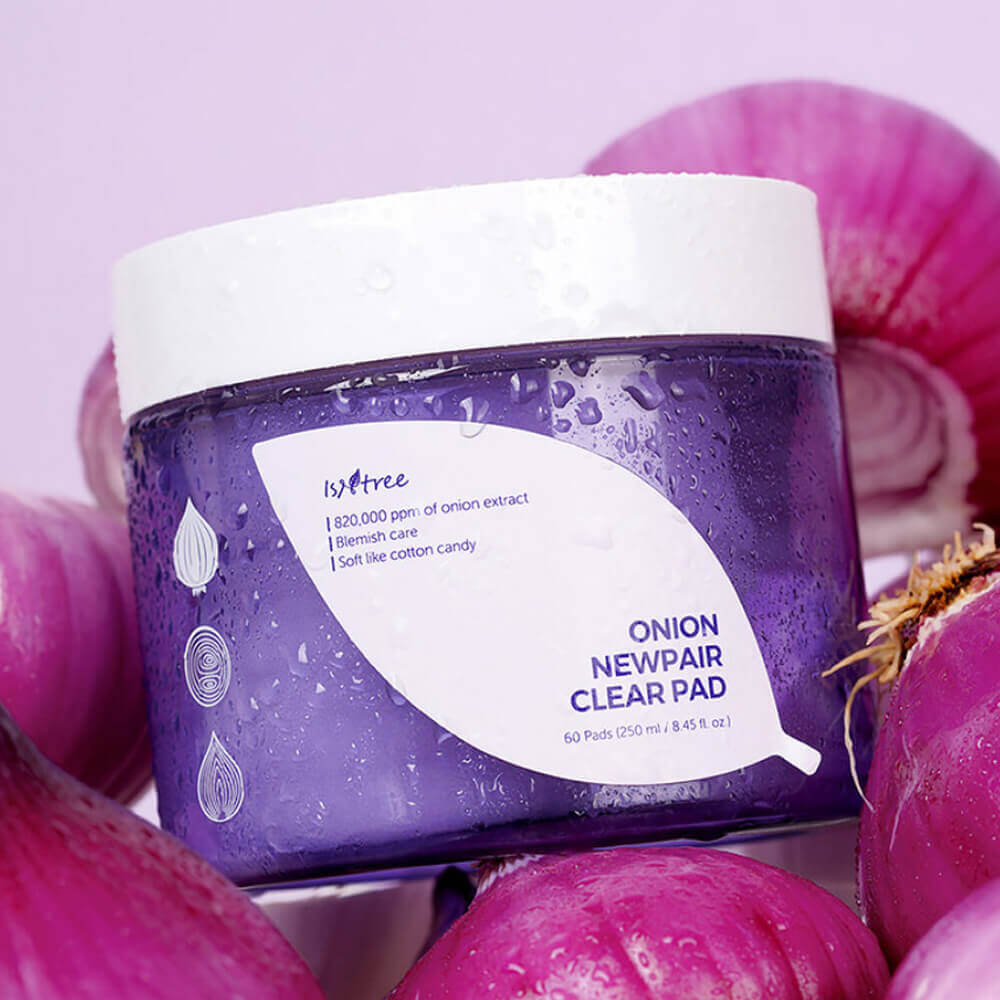 Многослойные пэды для проблемной кожи с красным луком IsNtree Onion Newpair Clear Pad