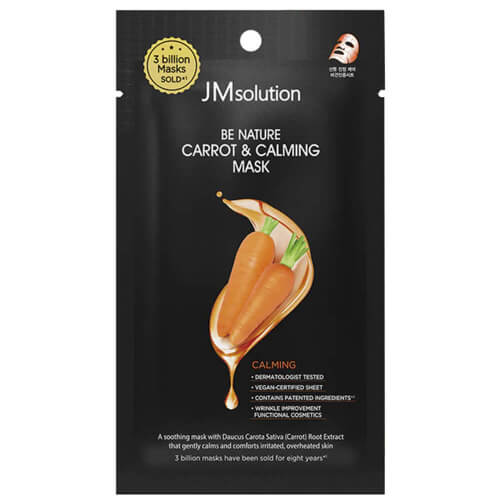 Тканевая маска с экстрактом моркови JMsolution Be Nature Carrot & Calming Mask