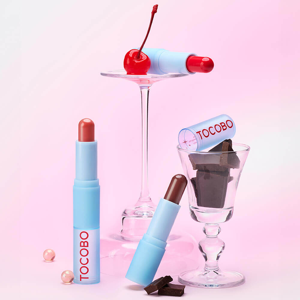 Глянцевый оттеночный бальзам для губ Tocobo Glow&Glass Tinted Lip Balm