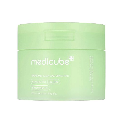 Успокаивающие тонер-пэды с центеллой medicube Exosome Cica Calming Pad
