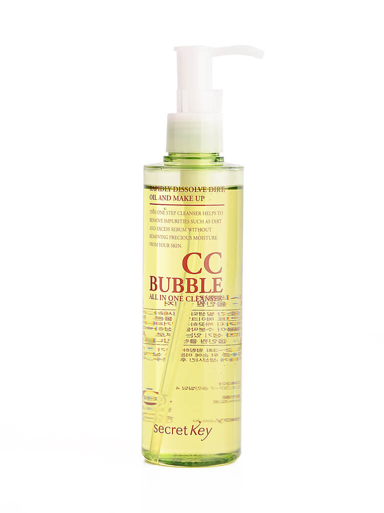 Пенящееся средство для снятия макияжа Secret Key CC Bubble All in One Cleanser
