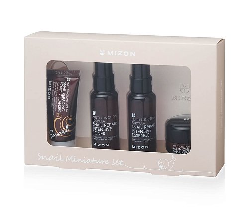 Набор миниатюр с муцином улитки Mizon Snail Miniature Set